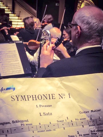 bassklar i Mahler 1